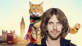 「ボブという名の猫 幸せのハイタッチ」ポスター画像